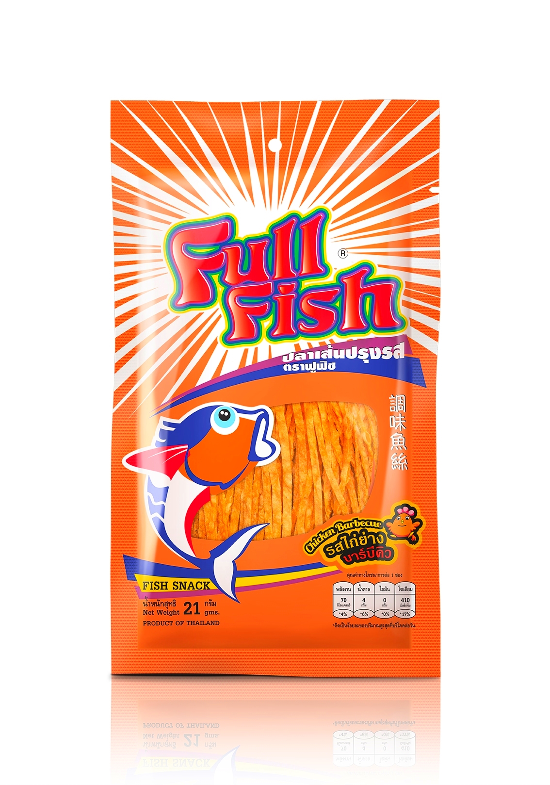 Snack cá Fullfish vị gà nướng 21gr